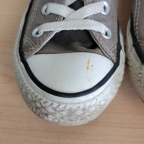 Converse Low Top Chuck Taylor All Star Gray Canvas Sneakers Shoes Unisex CTAS 6 - Picture 13 of 15